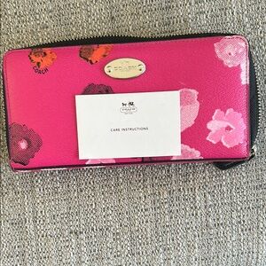Pink Floral Patterned Item